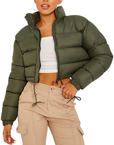 Amazon.com: COZYPOIN Women Lightweight Quilted Down Jacket Stand