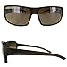 Vuarnet Extreme Unisex VE5005 Fashion Square Sunglasses, Matte Brown