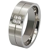 Aini Savoie Men's Comfort Fit Titanium Wedding Band Ring | Engagement Rings
