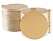 Juvale Mini Cake Boards, Gold Dessert Plates (3.5 in., 200 Pack)