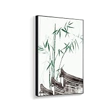signwin Framed Canvas Home Artwork Decoration Antique Plant Canvas Wall Art for Living Room, Bedroom - 24x36 inches