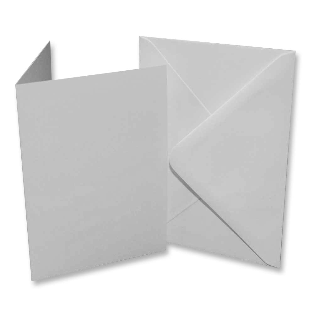 Craft UK 297 C5 Card and Envelope pack of 25 - white,18.5 cm