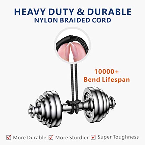 USB Type C Cable 10ft Fast Phone Charger Cord for Samsung Galaxy A10e A20 A50 A51 A71 A30s S8 S9 S10 S20 Ultra, Moto G7 Power G6 Z3 Z4, LG K51 Stylo 6 5 4 G5 G8 V40 V20 Thinq, New Kindle fire 10