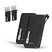 Pocket Juice EnduranceAC Portable Charger - 6000 mah Ultra Slim and Light with Built-in AC Plug and Micro USB Cable - Compatible with iPhone, Android and More (6000 mah 2 Pack)