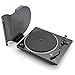 Denon DP-450USB HiFi Turntable with Built-in Phono Equalizer, One-Touch Recording, Original S-Shape Tonearm, Speed Sensor & USB Encoder Bundle with Turntable Cleaner Brush & Zorro Sound Cleaning Cloththumb 1