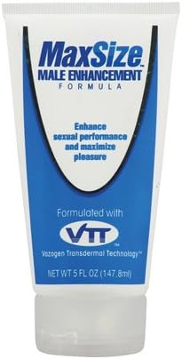 Max Size Male Enhancement Cream by MD Science Lab - MAX SIZE CREAM 5 fl oz.
