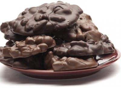 Village Chocolatier - Chocolate Almond Cluster 1/2Lb Dark
