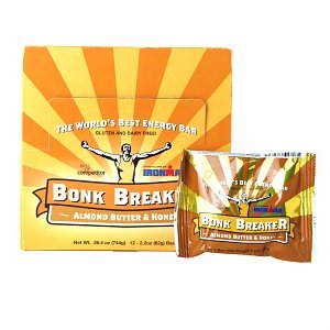 Bonk Breaker Gluten & Dairy Free Energy Bar, Almond Butter & Honey 12 ea(Pack of 3)