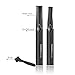 TOUCHBeauty Eyebrow Hair Trimmers for Women Facial Body Hair Shaver with 2 Cutting Head Battery Powered AS-1158
