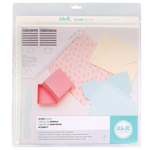 We R Memory Keepers 660257 Scoring Board, Off White