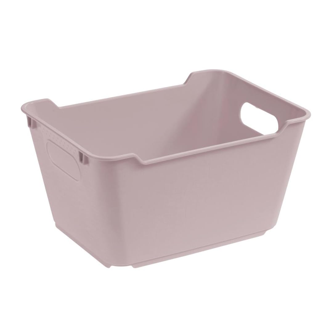 keeeper Lifestyle Storage Box, Textured Surface, 1.8 Litre, Lotta, Grey