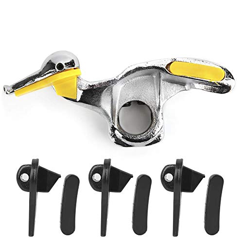 KIMISS Stainless Steel Car Tire Changer, Tyre Changer Head Mount Demount Duck Head Accessories with Protective Pads(30mm)