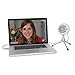Blue Microphones Snowball iCE Versatile USB Microphone - White (Snowball iCE) with Universal Pop Filter Microphone Wind Screen with Mic Stand Clip