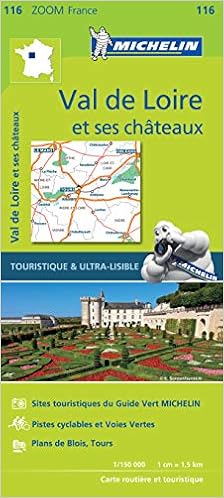 Amazon Fr Carte Val De Loire Et Ses Chateaux Michelin Michelin Livres