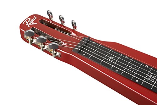 Rogue RLS-1 Lap Steel Guitar with Stand and Gig Bag Metallic Red - Thumbnail 3