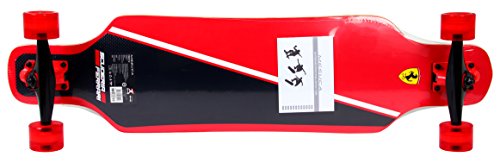 Ferrari long board skateboard, black