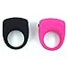 Male Soft Silicone Time Delay Ring Personal Health Care Product for Couples (Cool Black)
