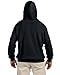 Gildan G125 DryBlend Adult Hooded Sweatshirt, Black, Large