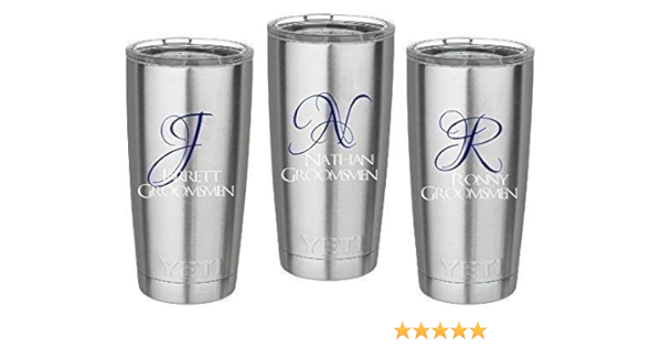 groomsmen yeti cups