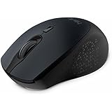 2.4G Wireless Mouse HAVIT 2000DPI Optical Mini Portable Mobile with USB Receiver, 3 Adjustable DPI Levels, 4 Buttons for Notebook, PC, Laptop, Computer, Macbook - Black