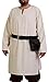 Calvina Costumes Odin Medieval, Viking and Larp Undertunic Made In Turkey, Nat-3XL