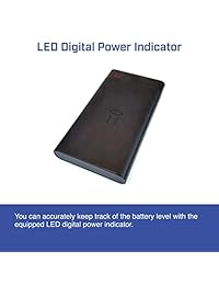 HALO Powersmart 10 Cargador portátil 10000mAh   Banco de alimentación de alta velocidad con 2 puertos USB y cable de carga micro USB   Cargador externo de batería