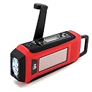 Epica Digital Emergency Solar Hand Crank AM/FM/NOAA Radio, Flashlight, Smartphone Charger with NOAA Certified Weather Alert &amp; Cable-ONE CABLE DOES ALL