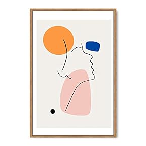 signwin Framed Canvas Wall Art Boho Decor Illustration...