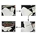 LuckyZhang Halloween Photo Booth Party Props, Funny Halloween Party Supplies, Decorations and Favors, 24 Pieces (black, 24)