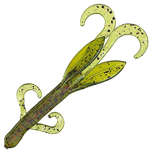 Strike King Game Hawg Bait, Unisex-Erwachsene, GH4-18, Watermelon Red & Black, 4-Inch