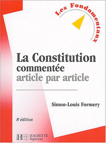 La  Constitution commentée article par article