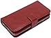 iPhone 5S/SE Wallet Case, HYSJY Magnetic Detachable PU Leather Wallet Purse for Women Men with Strap, Credit Card Slots, Card Holer,Flip Slim Cover Case Fit iPhone 5/5S/SE (Card-Brown)