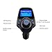 Wireless Car MP3 Audio Player Bluetooth FM Transmitter Modulator Radio Adapter Car Kit Hands-free LCD Display USB Charger for iPhone 7 Plus 6S 5S Samsung Android Cell Phone/ Tablet iPad iPod (T11)