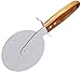 Bambooworx Professional Pizza Cutter Wheel, 4 Inch Stainless-Steel Razor Sharp Blade with Bamboo Handle