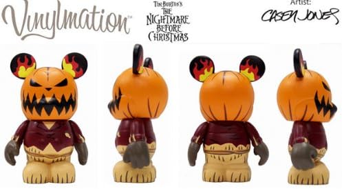 Disney Nightmare Before Christmas Vinylmation 3 inch Pumpkin King