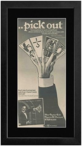 BLUE OYSTER CULT - Agents Of Fortune Framed Mini Poster - 55x27.5cm