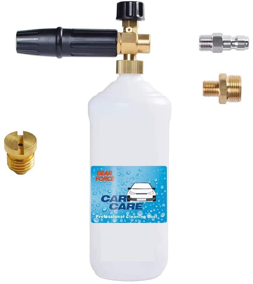 Pressure Washer Foam Cannon with 1/4” Quick Connector & M22Male