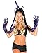iHeartRaves Unicorn Rave Spirit Fluffy Furry Hood (Violet Sky)