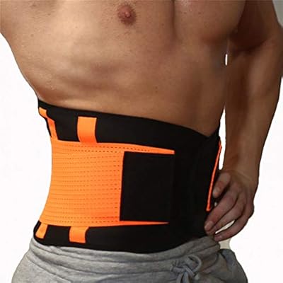 HLHSSS Cinturón de Fitness Hombres y Mujeres Neopreno Lumbar ...