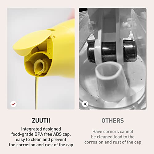 Zuutii Olive Oil Dispenser, Drip Free Spout Oil Dispenser Bottle for