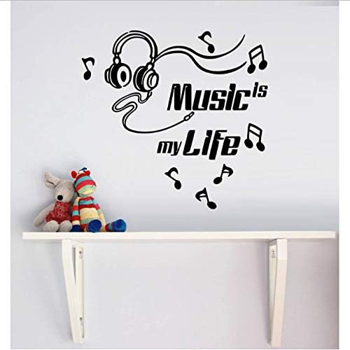 WOKLMUHYNB La Música Es Mi Vida Personajes De Vinilo Pegatinas De Pared