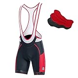 Santic Cycling Bib Shorts Bike Bicycle Bib Shorts with Color-Blocking