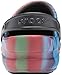 Crocs Unisex Bistro Graphic Clog,Black/Multi,5 US Men / 7 US Women