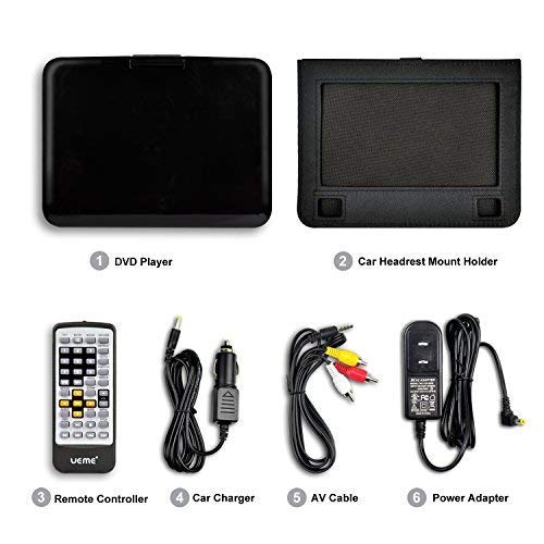 2 UEME+Portable+Headrest+Rechargeable+Personal