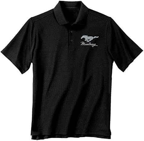 Ford Embroided Mustang Pony Polo T Shirt Officially Licensed