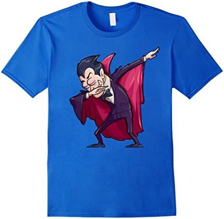 Mens Dabbing Vampire Shirt Medium Royal Blue