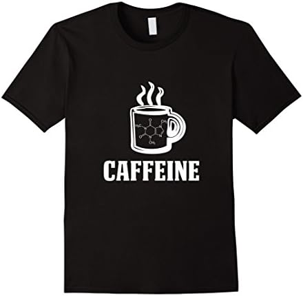 Men's Caffein Coffee Addict T-shirt 2XL Black