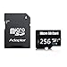 Mini 256GB Micro SD SDXC Card,MicroSD Class 10 Memory Card with Adapter