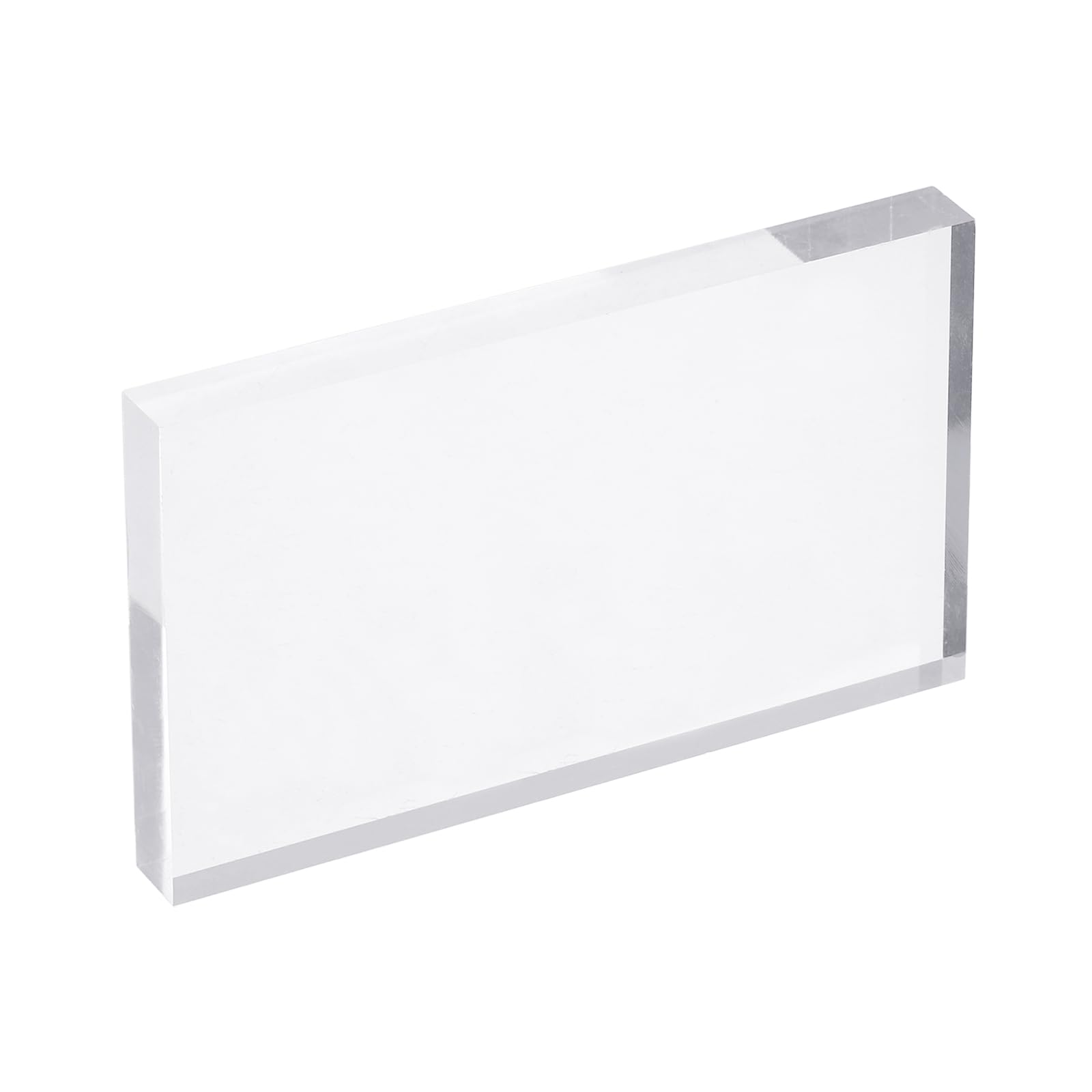 PATIKIL Acrylic Stamp Block, 1 Pack Clear Stamping Blocks with Grid Lines Decorative Mounting Blocks Set Rectangle for Scrapbooking DIY Crafts Card Making
