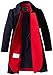 Rothschild Big Girls' Faux Wool Petal Front Military Coat